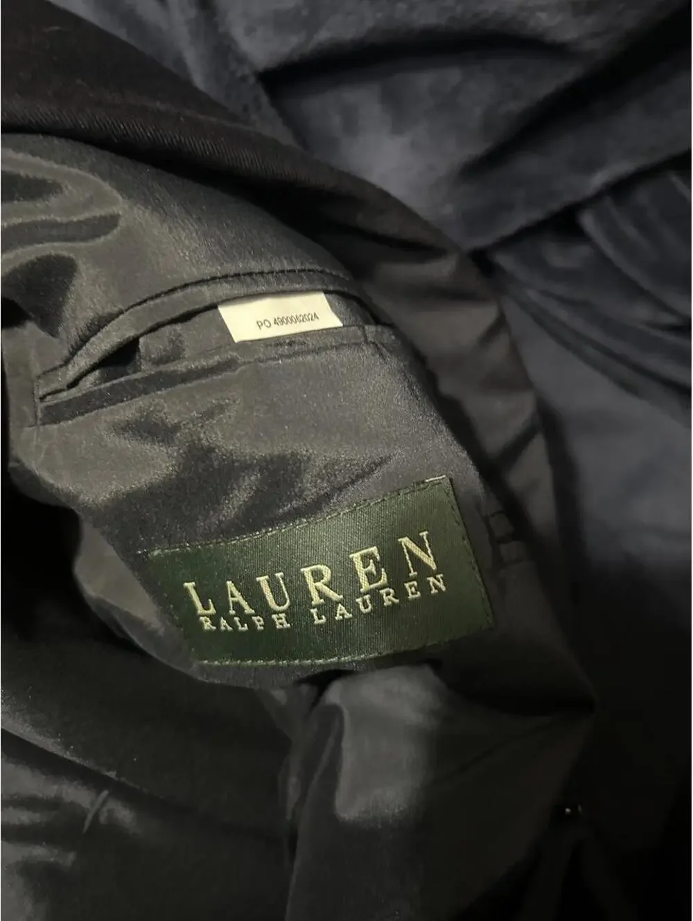 vintage lauren ralph lauren navy blazer SIZE 48L